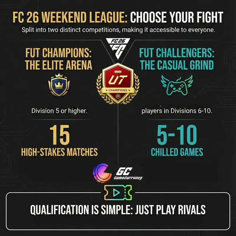 fc 26 weekend league format infographic