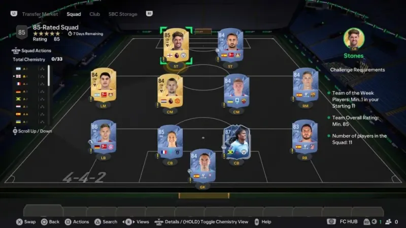 Solve SBCs in EA Sports FC 25