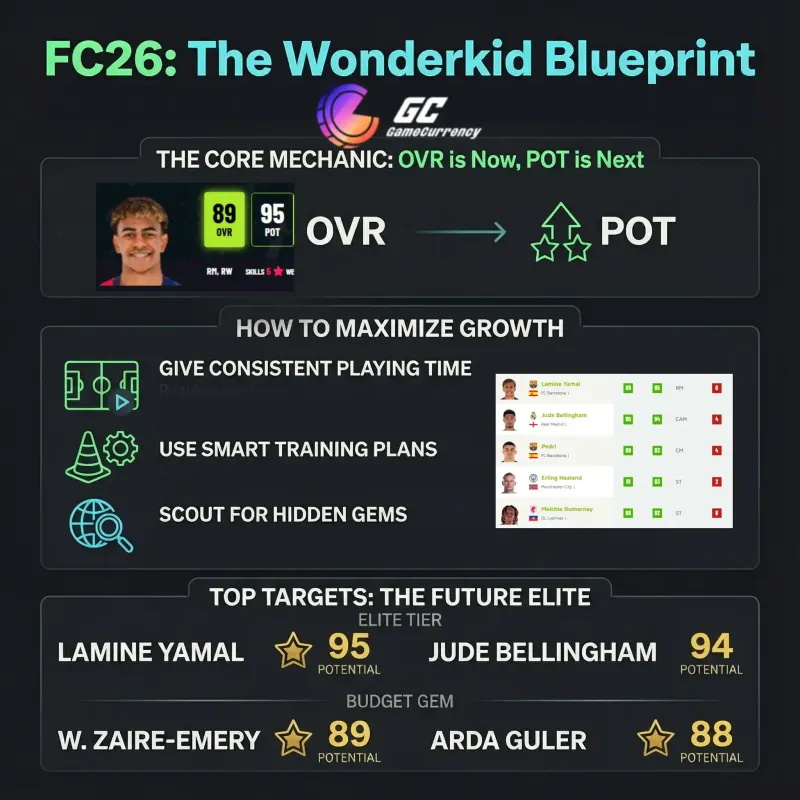 best players ratings potential in FC 26 career mode