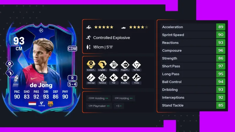 Frenkie de Jong FC 25 RTTF