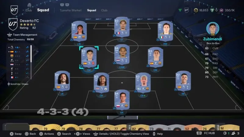 Starter Team in FC 26 50k