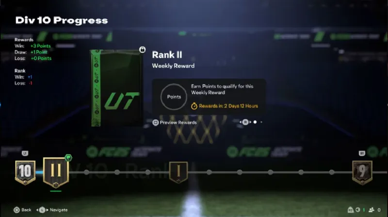 FC 26 Division Rivals division 10 