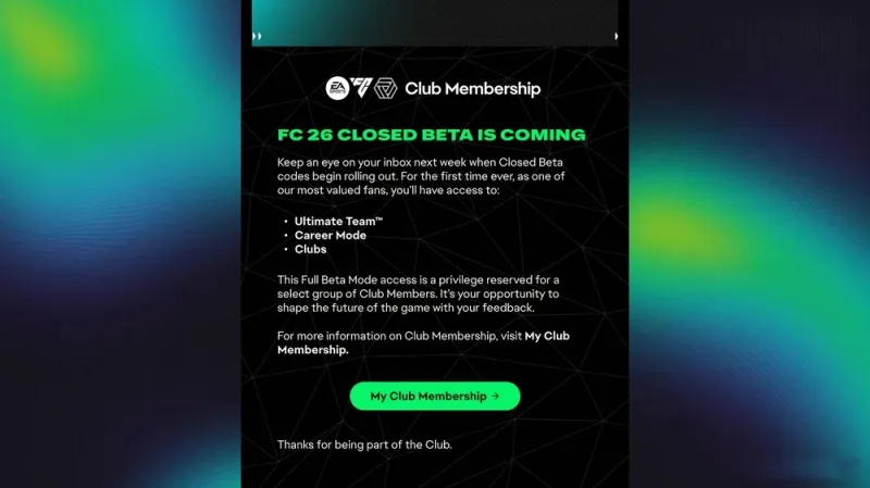 FC 26 Closed Beta Code GUIDE