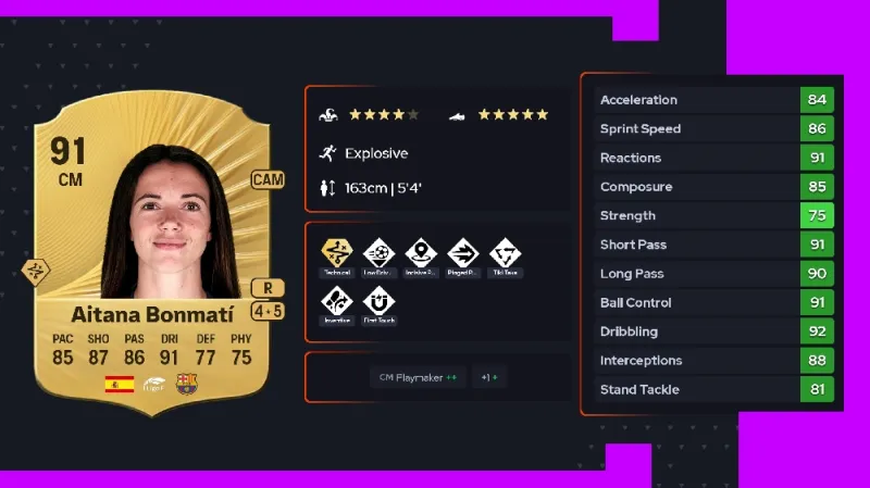 fc-26-highest-rated-player bonmati 91