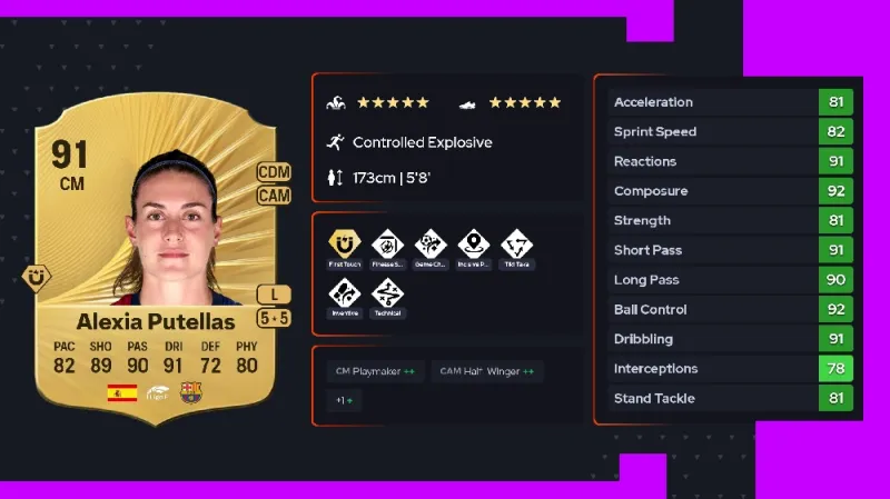 fc-26-highest-rated-player putellas 91