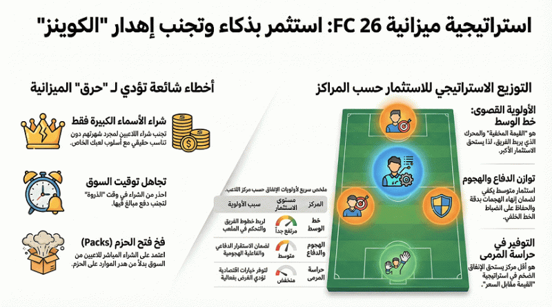 استراتيجيات بناء فريق قيمة مقابل سعر في لعبة فيفا