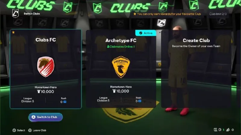 EA FC 26 Pro Clubs New Features multi club