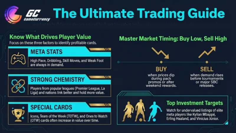 easiest way to make coins FC 26 infographic