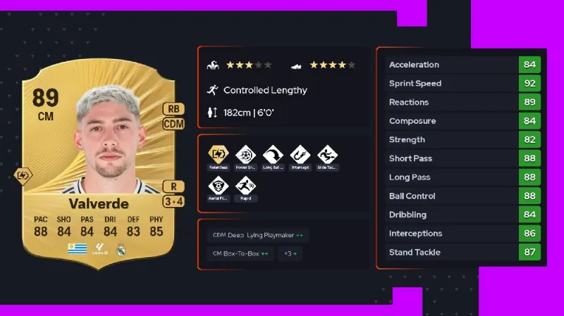 fc-26-highest-rated-player valverde 89