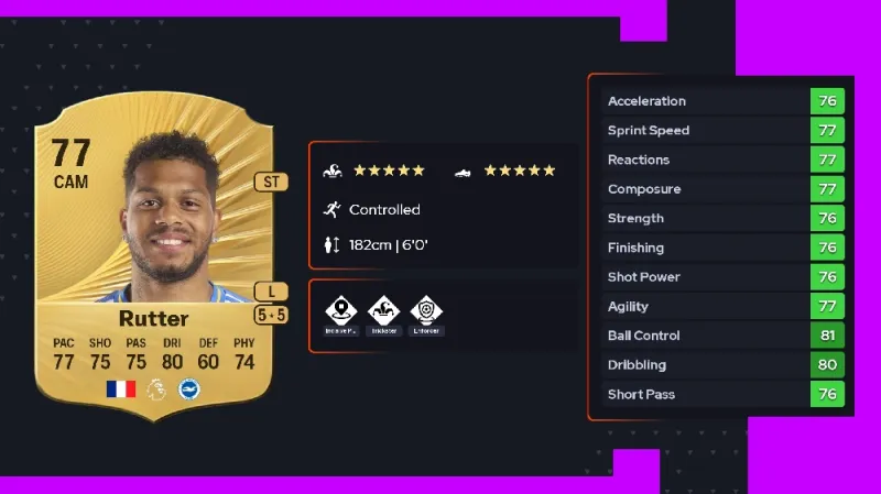 FC 26 Top 10 Players rutter five skills