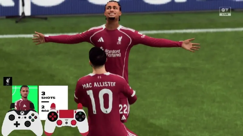 fc 26 celebration liverpool player