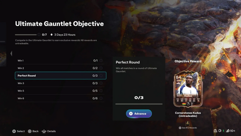 Ultimate Gauntlet FC26 objectives