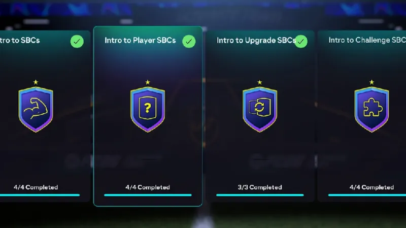 SBC menu EA Sports FC 26