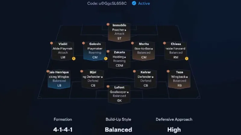 How to Use FC 25 meta Custom Tactic Codes