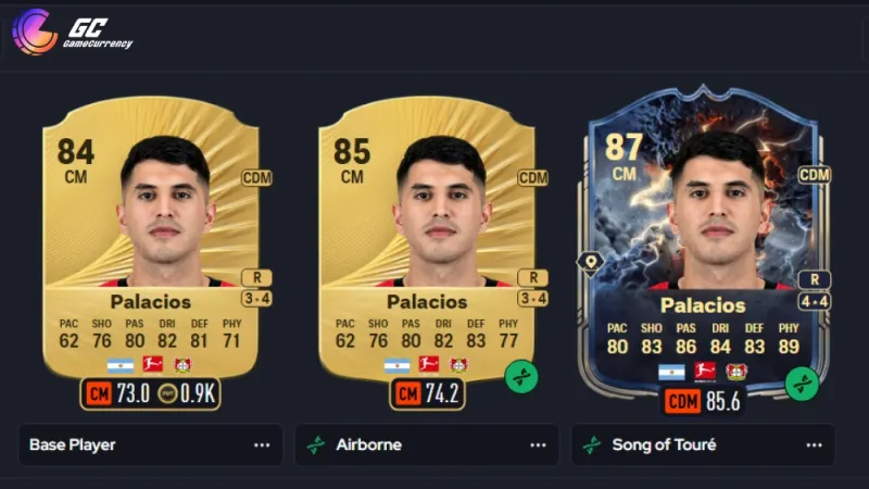 fc 26 player palacios 884 rated