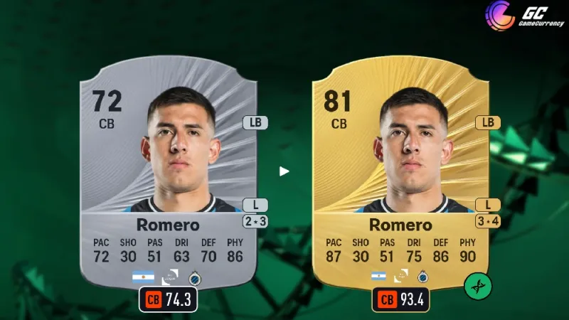 romero fc 26 player rating boost