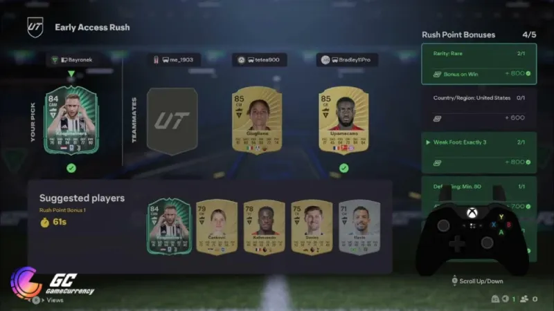 fc 26 ultimate team rush mode