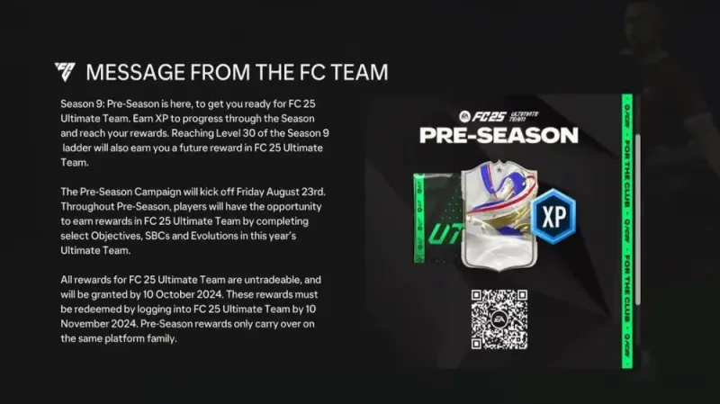 EA FC 25 Pre-Season Event