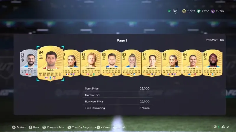 fc 26 market buy pulisic coins