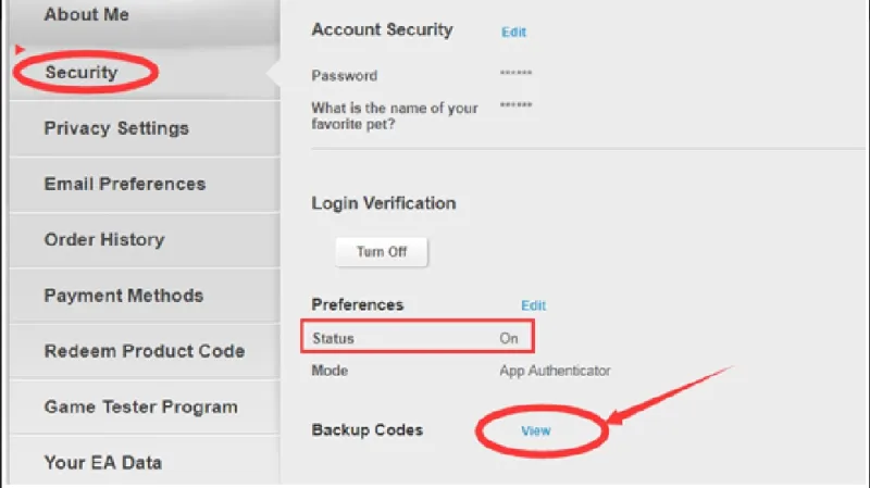 Buy FIFA Coins ea backup codes