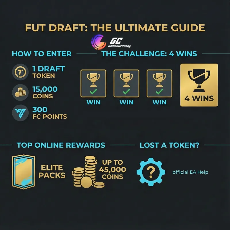 FC 26 draft token claim infographic tips