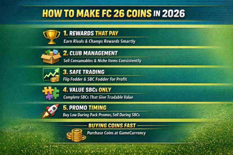 All the ways to make fc 26 coins in 2026