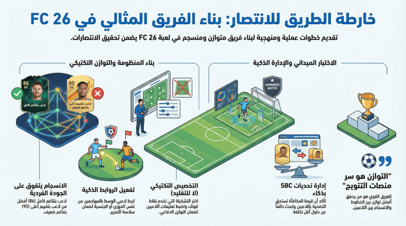 تجنب الأخطاء الشائعة في بناء التشكيلة في FC 26