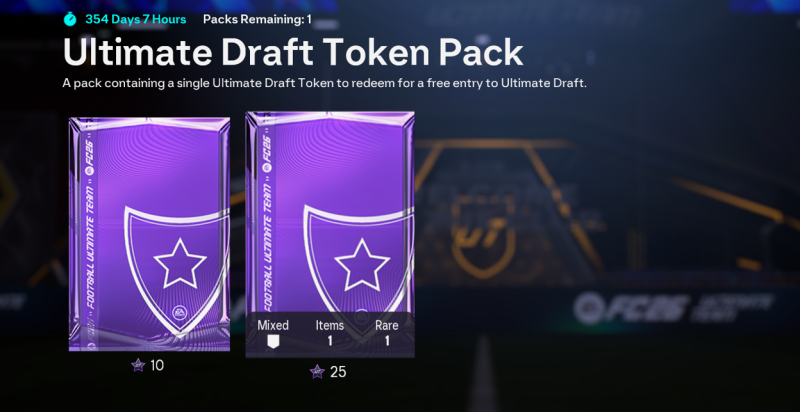 get fc-26-draft-tokens packs