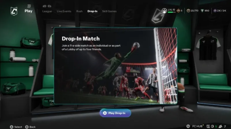 deeper-simulation-ea-fc-26 career menu