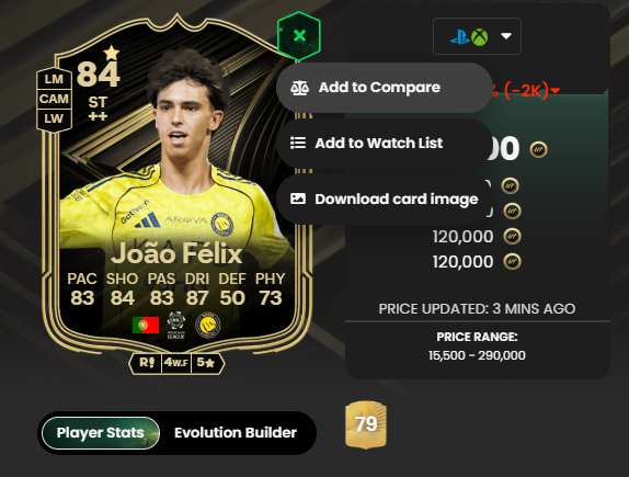 joao felix fc 26 Players on futbin