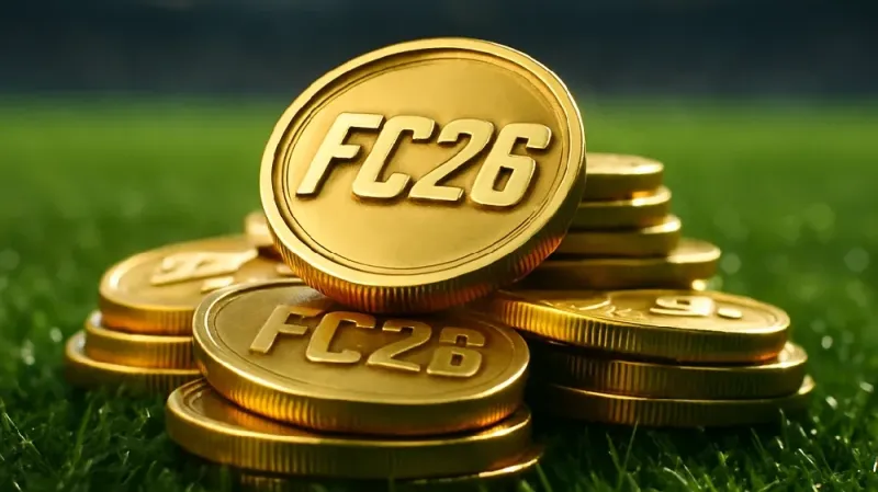 FC 26 coins logo pitch